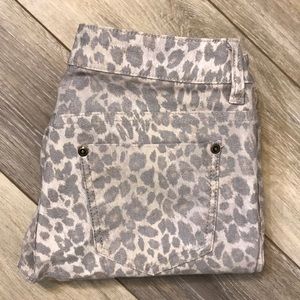 Chico’s | Platinum Animal Print Denim